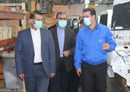 بازدید اساتید بسیجی از خودروسازی خزر/ آمادگی اساتید برای راه‌اندازی کارگروه حل مسائل خودروسازی