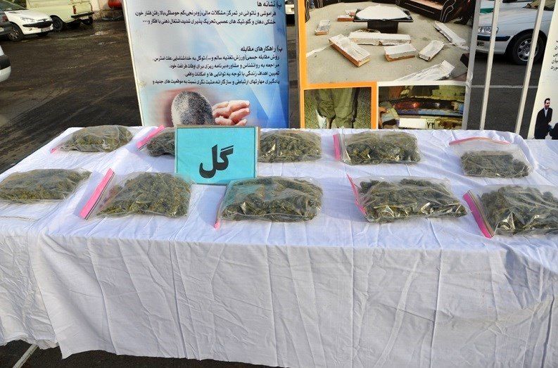 ۱۵۸ کیلوگرم ماده مخدر گُل در کرمانشاه کشف شد