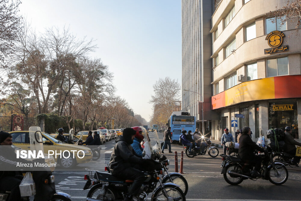 کیفیت هوای تهران در محدوده قابل قبول