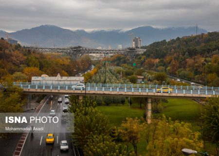 هوای بارانی و سرد در انتظار تهران