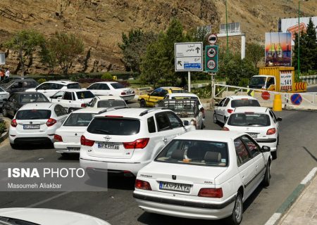 مسدود شدن آزادراه تهران-شمال و ترافیک سنگین‌تر در جاده‌ چالوس