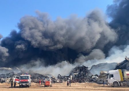 دلیل آتش سوزی امروز کارخانه یکی از برندهای مواد غذایی