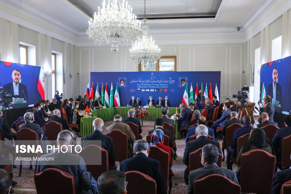 بیانیه مشترک وزیران خارجه کشورهای همسایه افغانستان+ روسیه