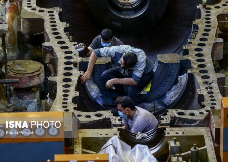 آغاز فصل تعمیرات واحد۱ نیروگاه برق مفتح همدان