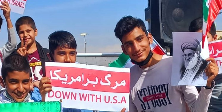 اعلام انزجار دانش آموزان تهرانی از استکبار جهانی