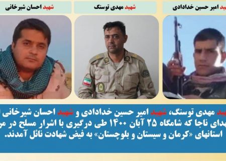 کرمانی‌ها با ۳ فرزند غیورشان در ناجا خداحافظی می‌کنند