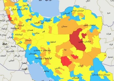 گسترش رنگ آبی کرونایی در مازندران