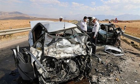 تصادف خونین در محور بروجرد_اشترینان/۳ نفر کشته و ۴ نفر مصدوم شدند