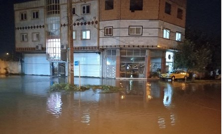 خسارت سیل پاییزی به مناطق مسکونی بهنمیر/ رودخانه «تلار» طغیان کرد