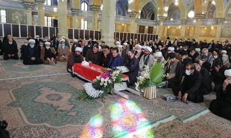 مراسم تشییع پیکر آیت‌الله مجتهد شبستری در قم آغاز شد+ فیلم