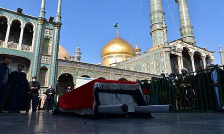 مراسم تشییع پیکر آیت الله مجتهد شبستری در قم