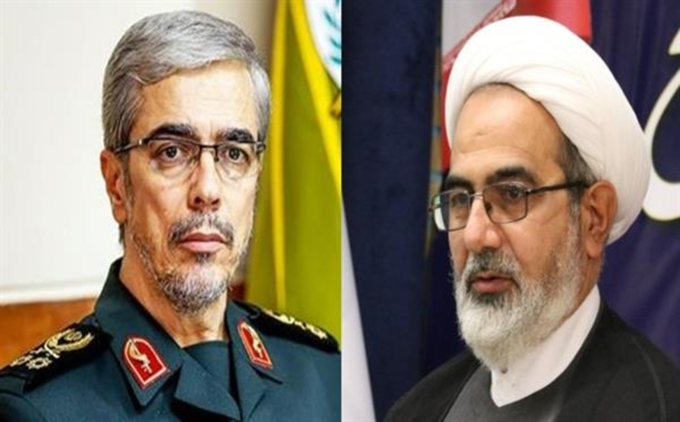 تبریک سرلشکر محمد باقری به رئیس جدید سازمان قضایی نیرو‌های مسلح