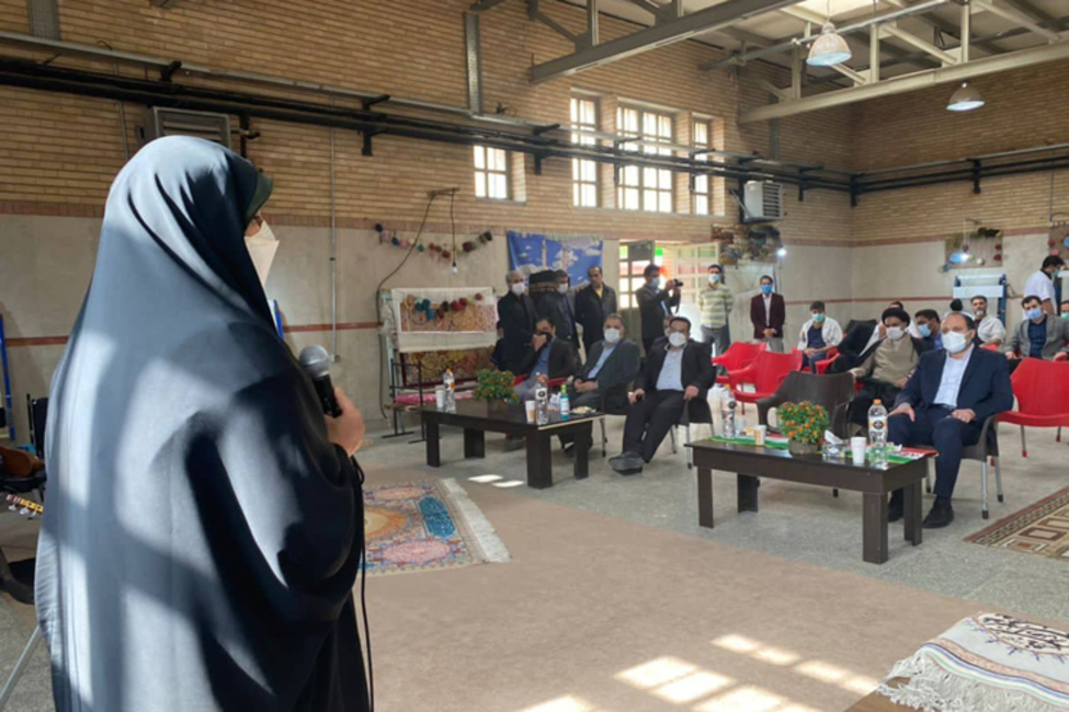 کارگاه قالی بافی ندامتگاه تهران بزرگ افتتاح شد