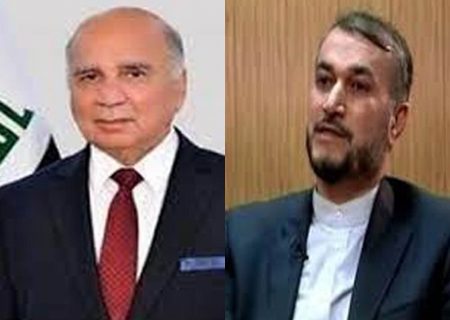 ابلاغ سلام رئیسی به الکاظمی در تماس تلفنی امیرعبداللهیان با وزیر خارجه عراق
