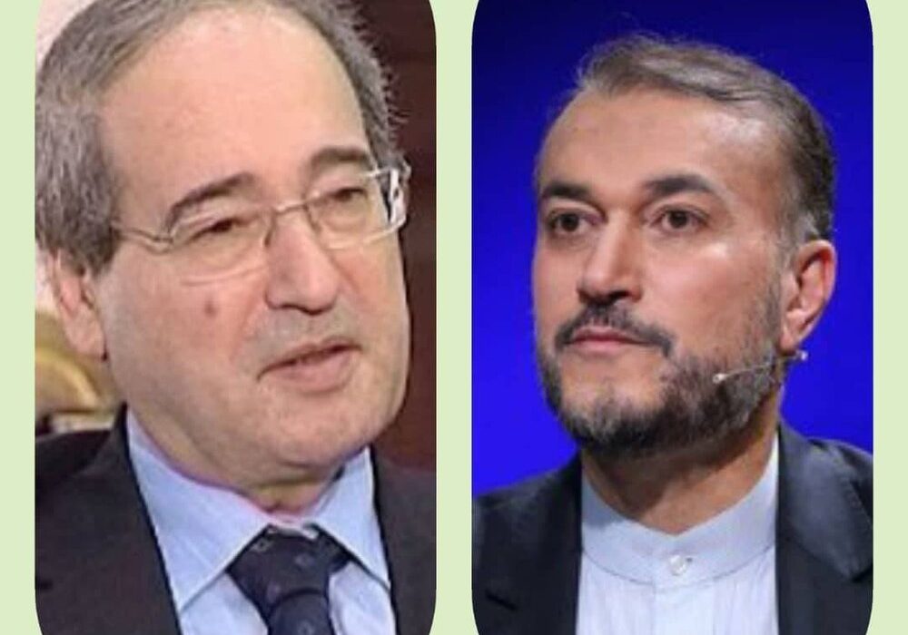 دعوت امیر عبداللهیان از فیصل مقداد برای سفر به تهران