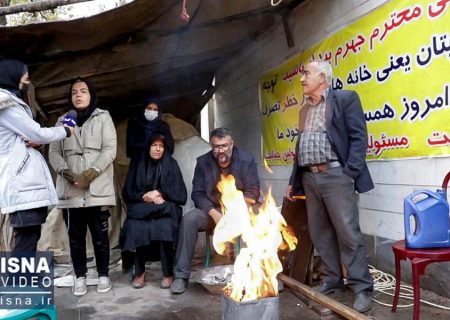 ویدئو / تداوم مشکل ساکنان خیابان جهرم اراک