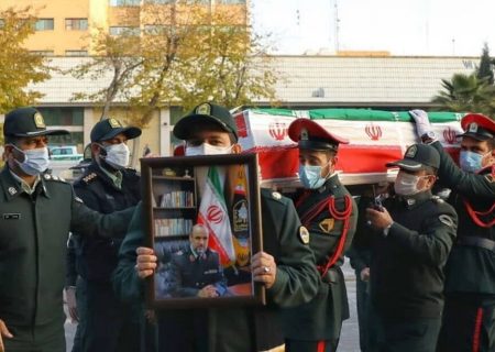 وداع و تشییع پیکر فرمانده یگان حفاظت شهرداری تهران