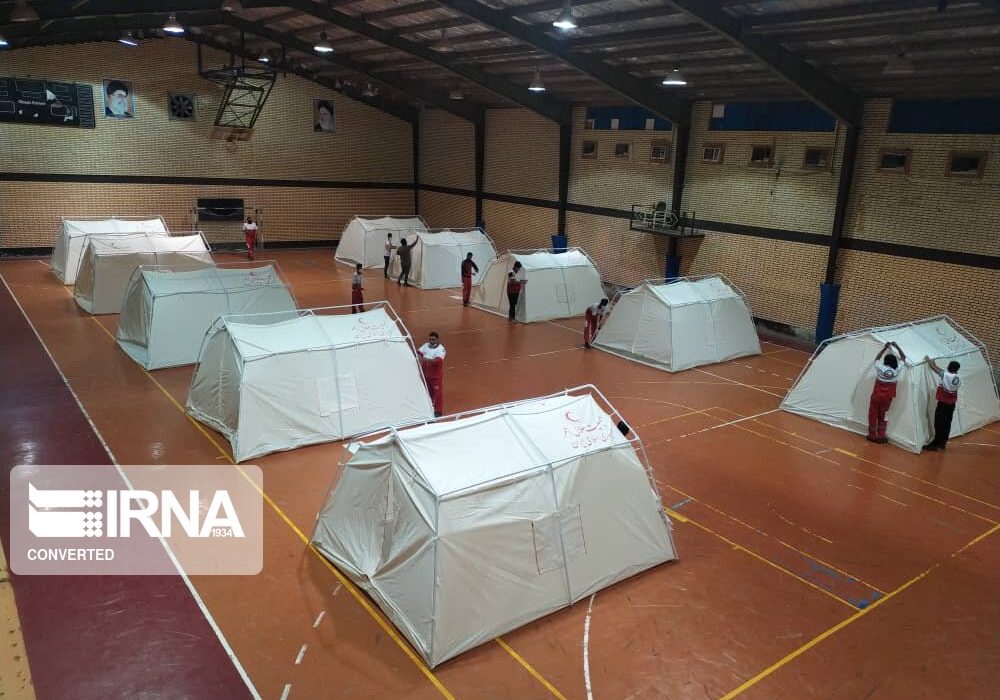 توزیع ۵ هزار چادر امدادی بین زلزله زدگان هرمزگانی