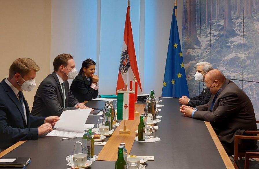 دیدار مهدی صفری با قائم مقام وزیر خارجه کشاورزی و گردشگری اتریش