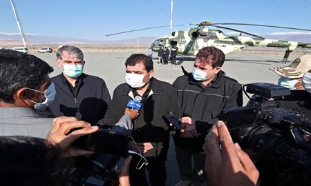 بازدید هوایی و حضور میدانی مخبر در مناطق آسیب دیده از سیل