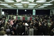 ویدئو / مراسم وداع با پیکرهای ۱۵۰ شهید دوران دفاع مقدس