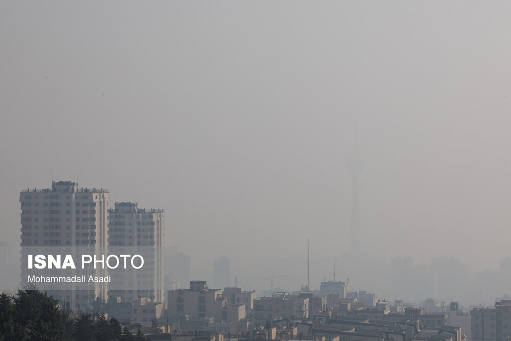 وضعیت قرمز ۲۰ ایستگاه سنجش کیفیت هوای پایتخت/ تشدید آلودگی هوا تا سه‌شنبه