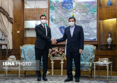 دیدار معاون رییس جمهور ترکمنستان با محمد مخبر