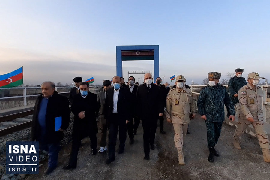 ویدئو / فاز عملیاتی احداث پل جادهای ایران و آذربایجان