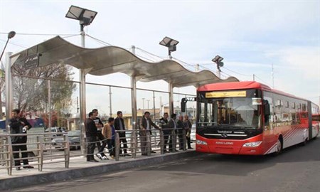 خدمات‌رسانی ناوگان اتوبوسرانی و تاکسیرانی شهر کرمانشاه در پنجشنبه غریبان