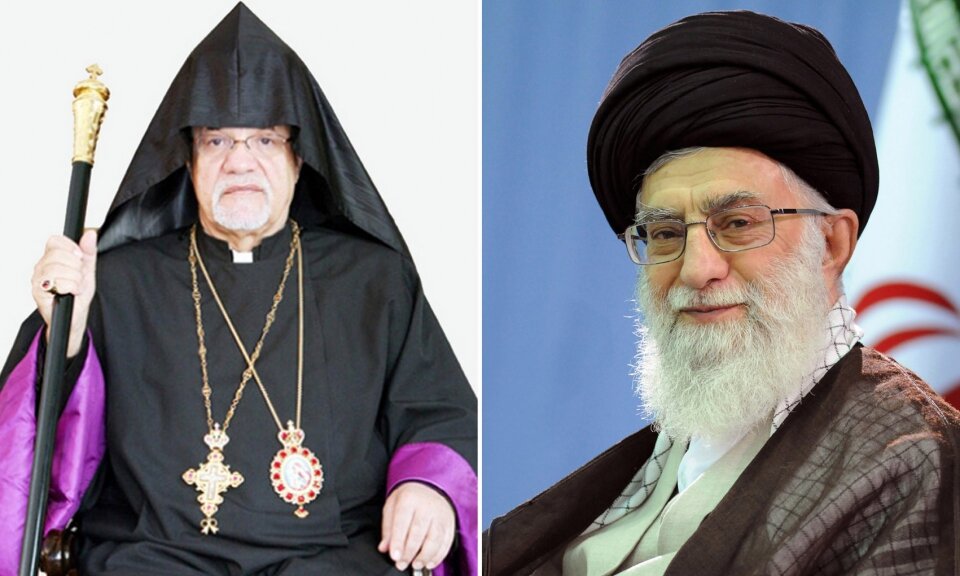 تبریک خلیفه ارامنه تهران به رهبر انقلاب به مناسبت نوروز۱۴۰۱