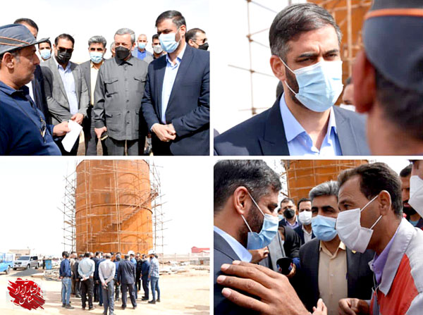 بازدید مشاور رئیس‌جمهور از شهرک صنعتی آبادان – مناطق آزاد