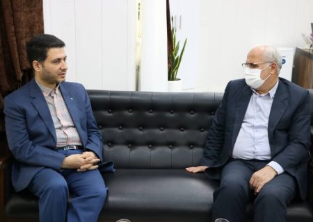 دیدار نوروزی مدیرعامل سازمان منطقه آزاد انزلی با فرماندار شهرستان بندرانزلی