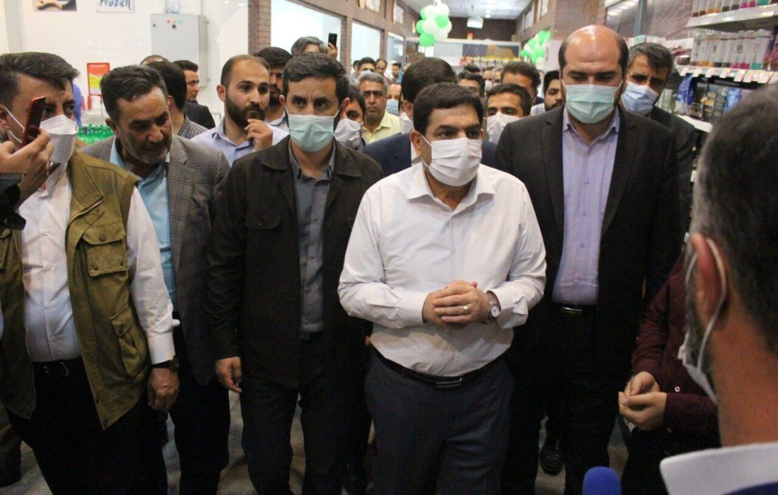 بازدید معاون اول رئیس جمهور از میدان میوه و تره بار اسلامشهر/ دستور برای تامین روغن