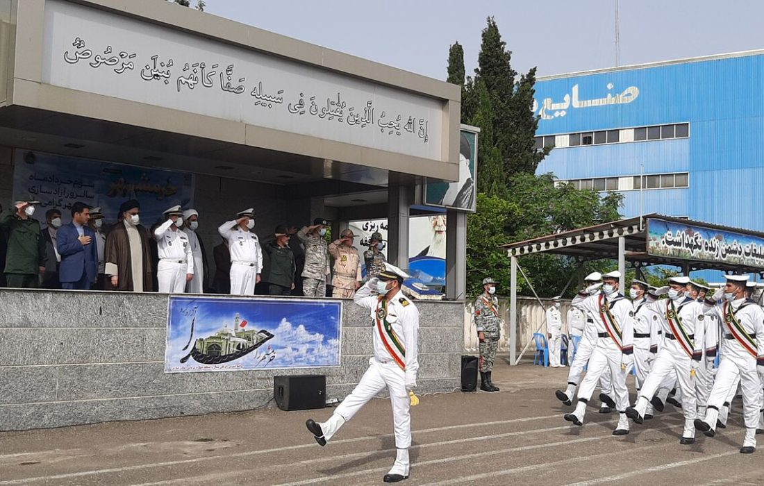 رژه مشترک نیروهای مسلح گیلان به مناسبت سالروز آزادسازی خرمشهر