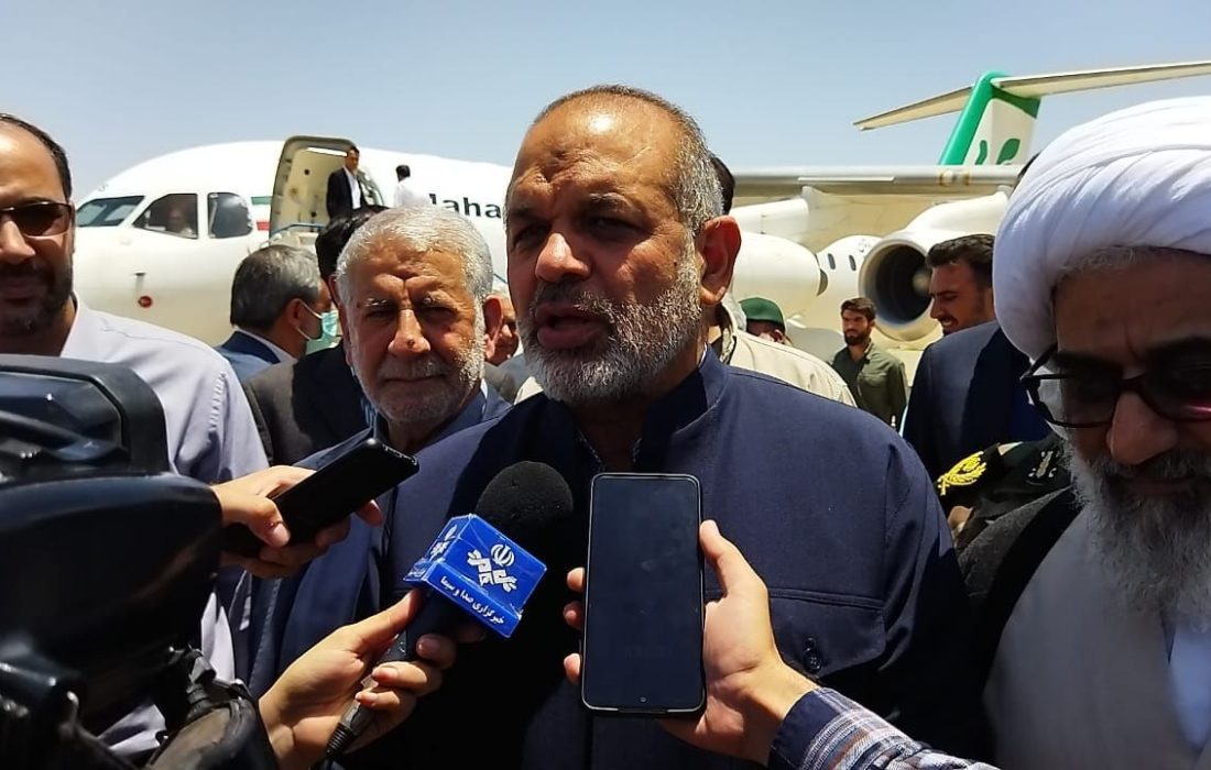 وزیر کشور وارد زابل شد