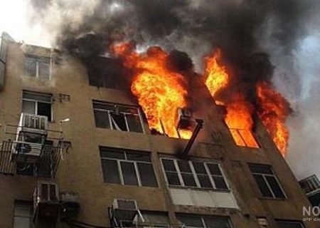 حمله به کانون مساجد کرمانشاه؛ کانون در آتش سوخت