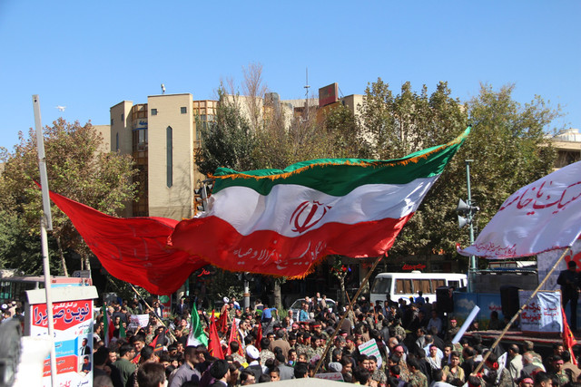 مسئولانِ حاضر در مراسم ۱۳ آبان ۱۴۰۱ در یک قاب