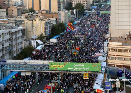 حضور ۳ میلیون نفر در جشن ۱۰ کیلومتری غدیر تهران