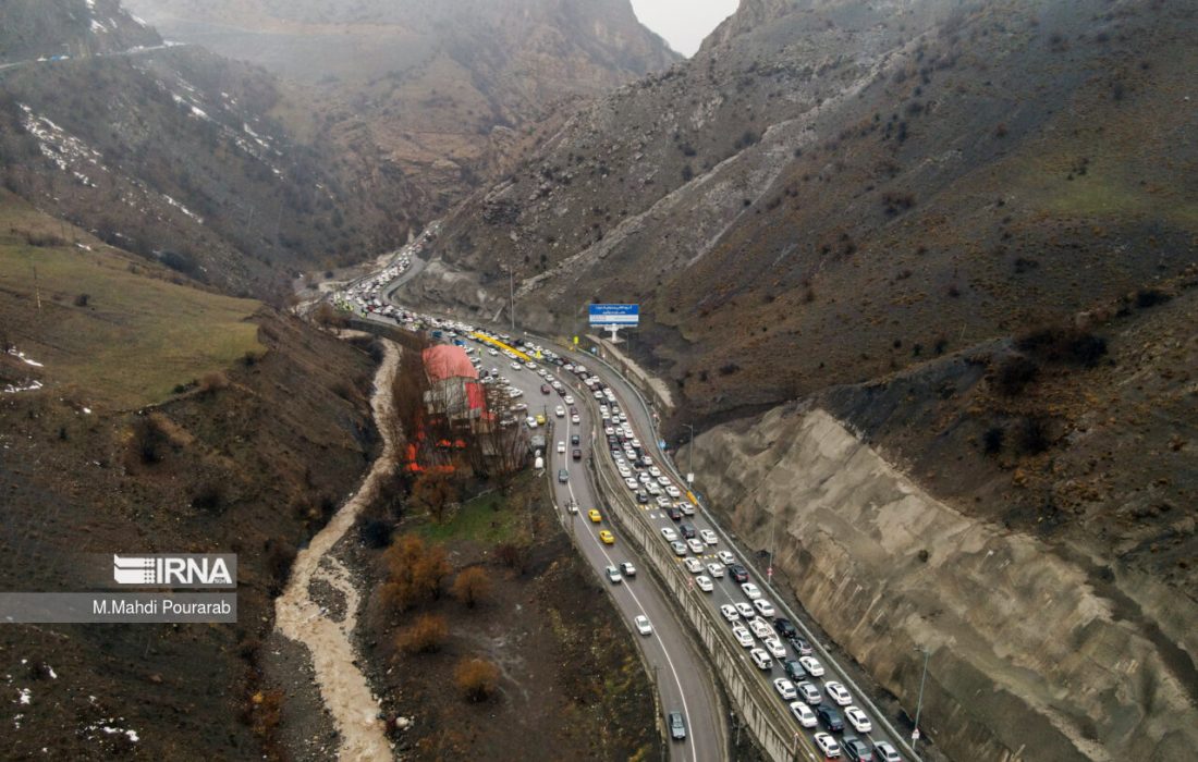 ترافیک سنگین در آزادراه کرج – تهران