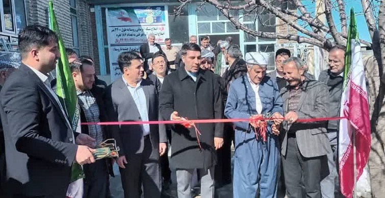 افتتاح همزمان پروژه های آبرسانی به روستاهای شهرستان نقده