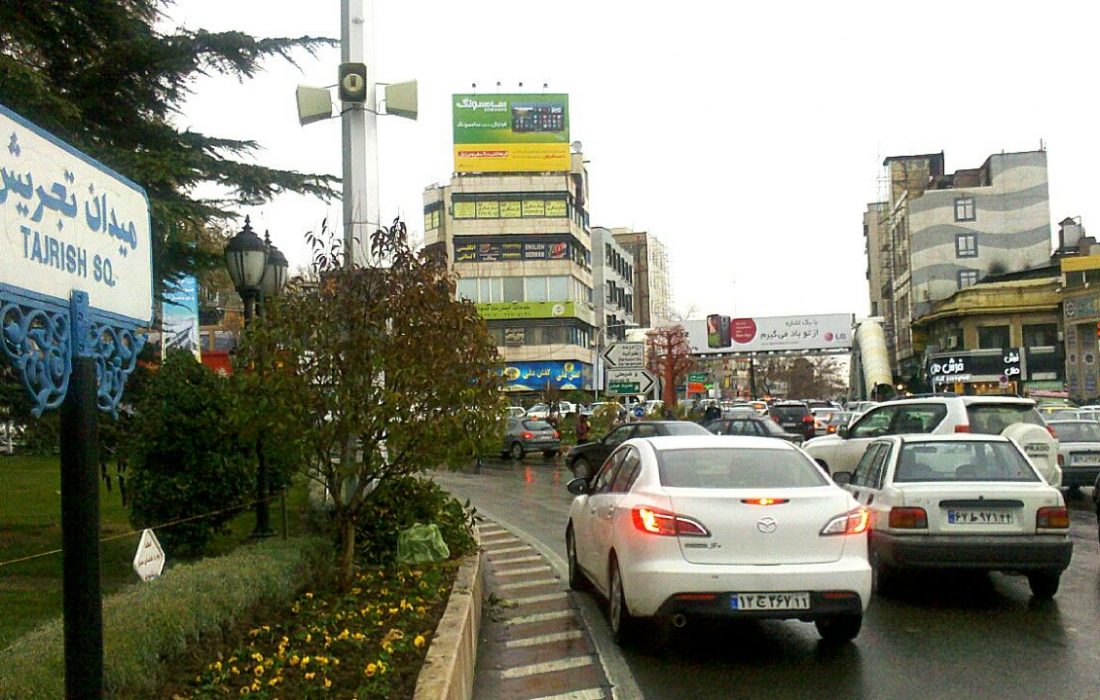 تصویری از قبل و بعد از انفجار در میدان تجریش تهران