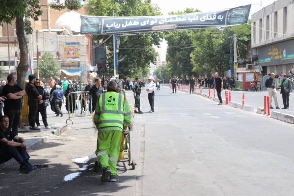 فعالیت بی‌وقفه ۴۰۰ پاکبان در روز تاسوعا برای پاکیزگی ارومیه