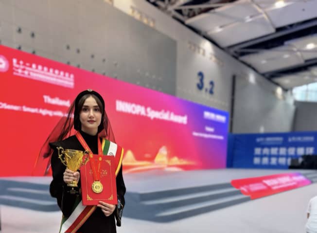 کسب یک مدال طلا، یک نقره و جایزه ویژه توسط لیلا کشاورزی در میان هزار مخترع از ۵۷ کشور جهان