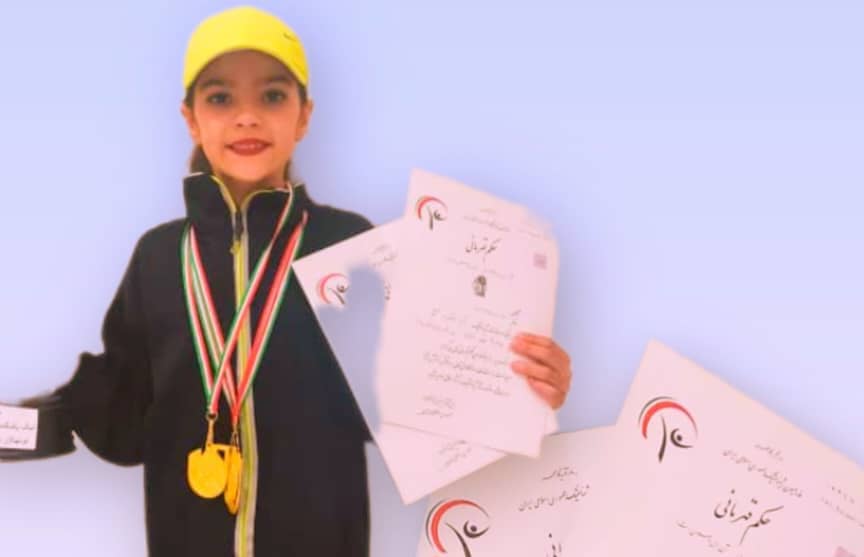 پیام تبریک دهیاری و شورای اسلامی روستای اکبرآباد به زهرا رمضانپور بابت سه مدال ارزنده کشوری در رشته ژیمناستیک ریتمیک