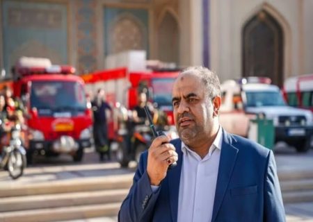 اجرای مانور ایمنی و امدادی حرم مطهر شاهچراغ (ع) به مناسبت هفته پدافند غیرعامل