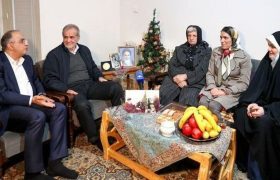 دیدار رئیس جمهور با خانواده شهید مسیحی