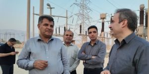 مدیرعامل شرکت برق منطقه‌ای فارس و بوشهر در بازدید از تاسیسات برق‌رسانی استان بوشهر 